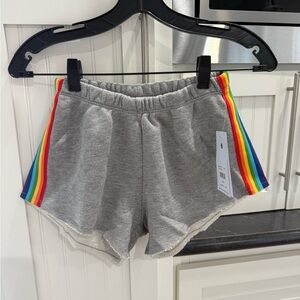 NWT Spiritual Gangster Rainbow Cutoff Shorts XS